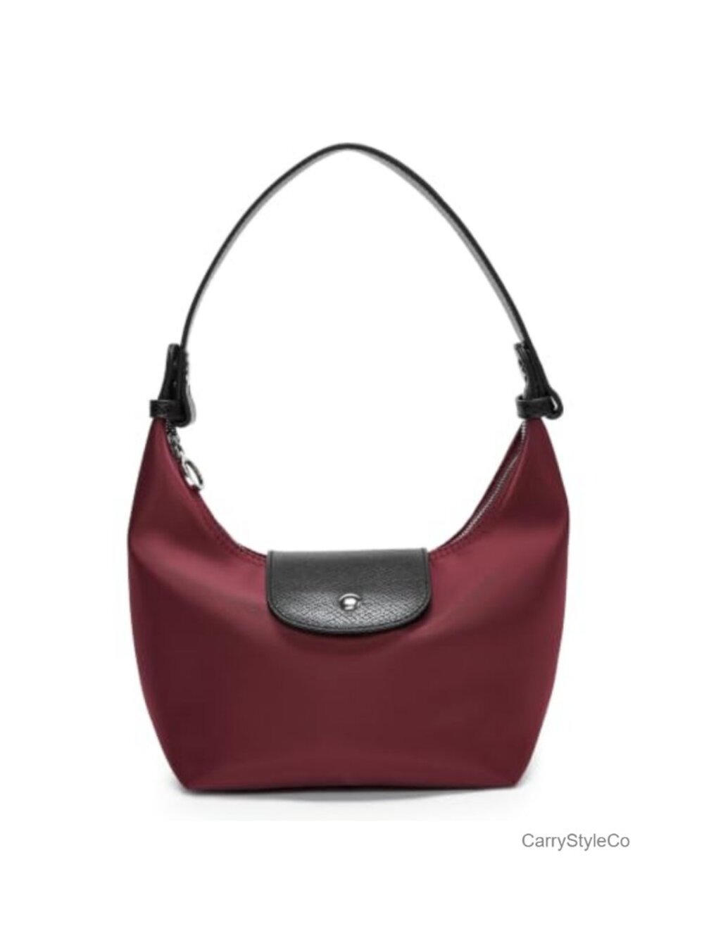 Mini Nylon Crossbody Bag Convertible Crescent Shoulder Purse